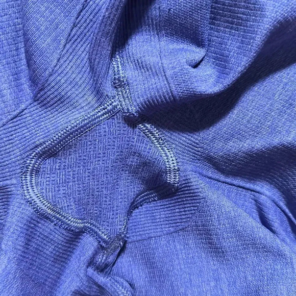 Lululemon In The Flow Crop II Heathered Purple Leggings Size 6 - Picture 5 of 16